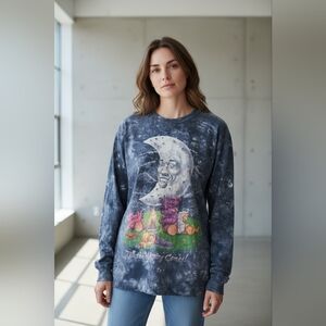 Vintage 1995 Grateful Dead "Till the Morning Comes" tie-dye long-sleeve T-shirt